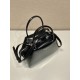 Small brushed leather Prada Supernova handbag Size：25.5x18x13.5cm