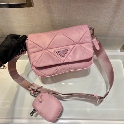 Prada System nappa patchwork shoulder bag