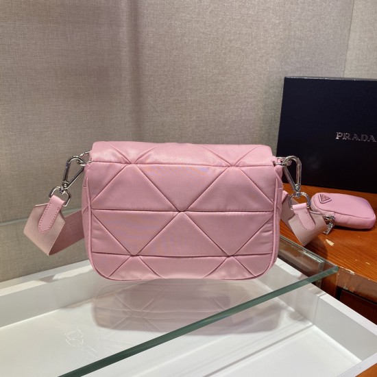 Prada System nappa patchwork shoulder bag