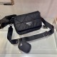 Prada System nappa patchwork shoulder bag