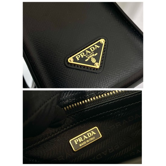 Prada Medium Saffiano leather handbag  Size:28x22x9cm