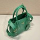 Prada Double Saffiano leather mini bag Size: 25x18.5x12.5cm