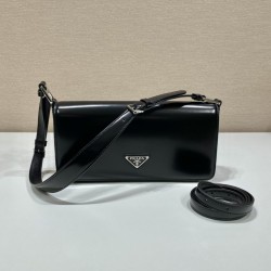 Brushed leather Prada Femme bag  Size:26x12x4.8cm