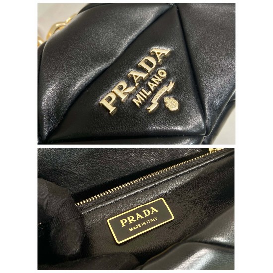 Prada System nappa patchwork shoulder bag