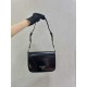 Prada Brushed leather shoulder bag