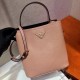 Medium Saffiano Leather Prada Panier Bag