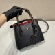 Prada Double Saffiano leather mini bag Size: 25x18.5x12.5cm