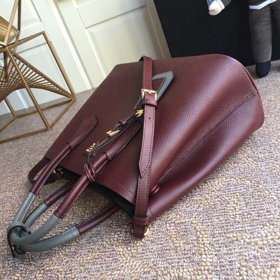 Medium Saffiano Leather Double Prada Bag