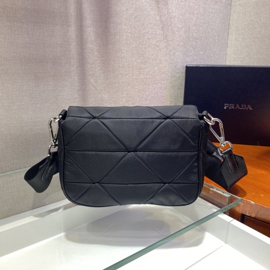 Prada System nappa patchwork shoulder bag