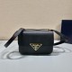 Prada Emblème Saffiano shoulder bag Size:22x16x6CM