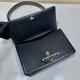 Prada Emblème brushed-leather bag