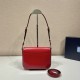 Prada Brushed leather shoulder bag