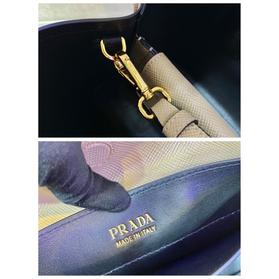 Medium Saffiano Leather Double Prada Bag