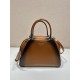 Small brushed leather Prada Supernova handbag Size：25.5x18x13.5cm