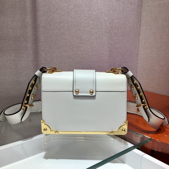 Prada Cahier leather bag