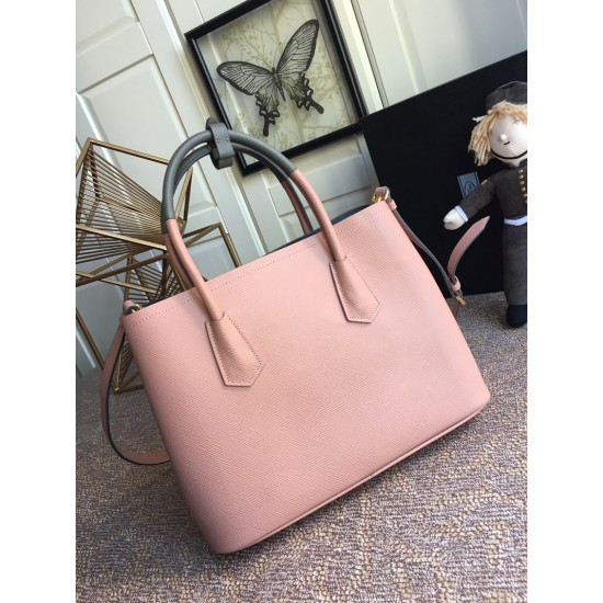 Medium Saffiano Leather Double Prada Bag