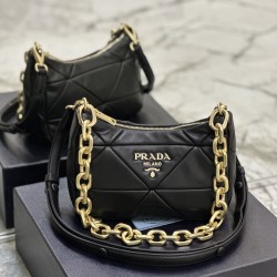 Prada System nappa leather patchwork bag