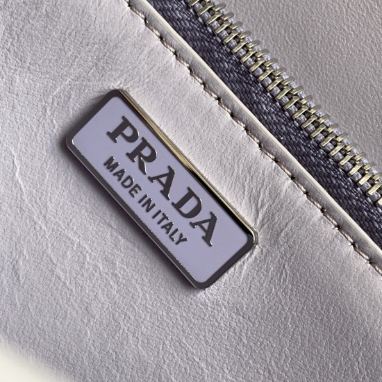 Prada Brushed leather shoulder bag