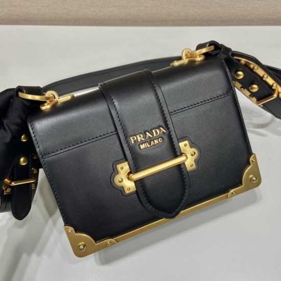 Prada Cahier leather bag