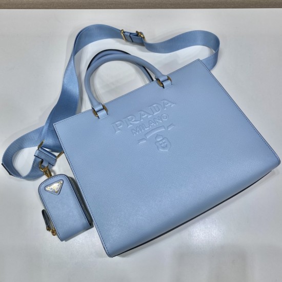 Prada Medium Saffiano leather handbag  Size:28x22x9cm