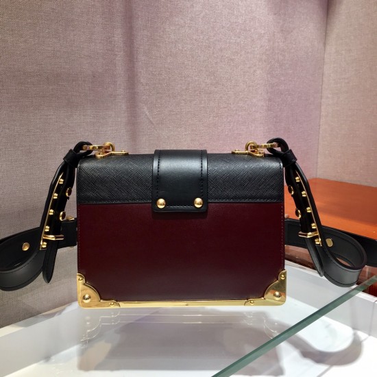 Prada Cahier leather bag