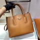 Medium Saffiano Leather Double Prada Bag