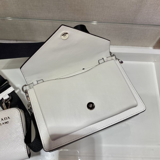 Prada Saffiano leather mini envelope bag
