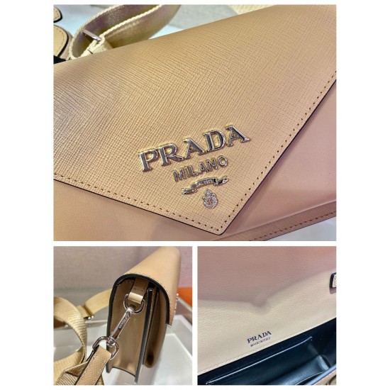 Prada Saffiano leather mini envelope bag