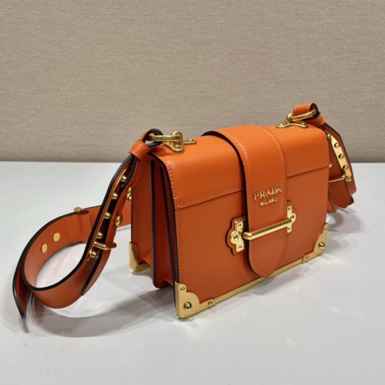 Prada Cahier leather bag