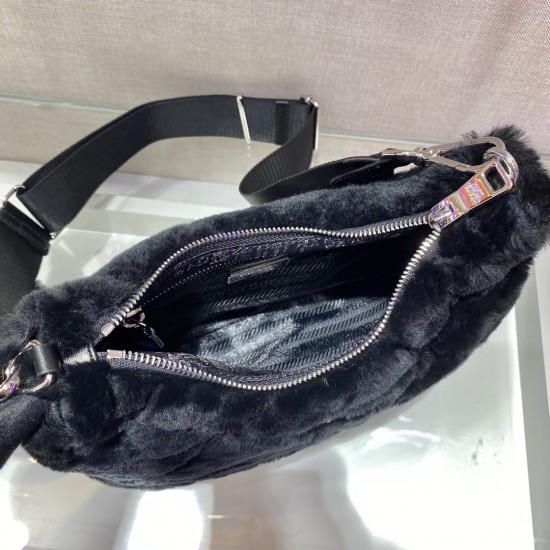 Prada padded hobo bag