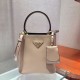 Small Prada Panier Saffiano leather Bucket bag Size: 17x18x10.5CM