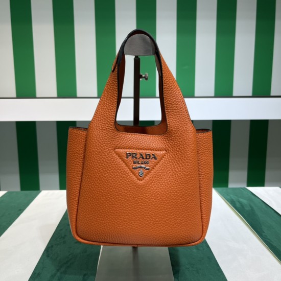 Prada Leather handbag  Size: 15x18x10CM