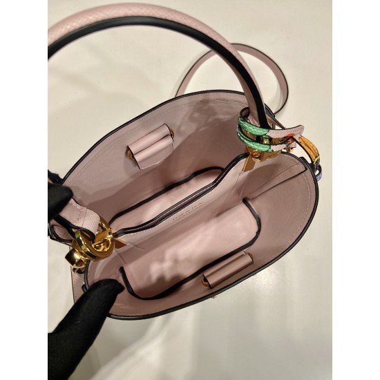 Small Prada Panier Saffiano leather Bucket bag Size: 17x18x10.5CM