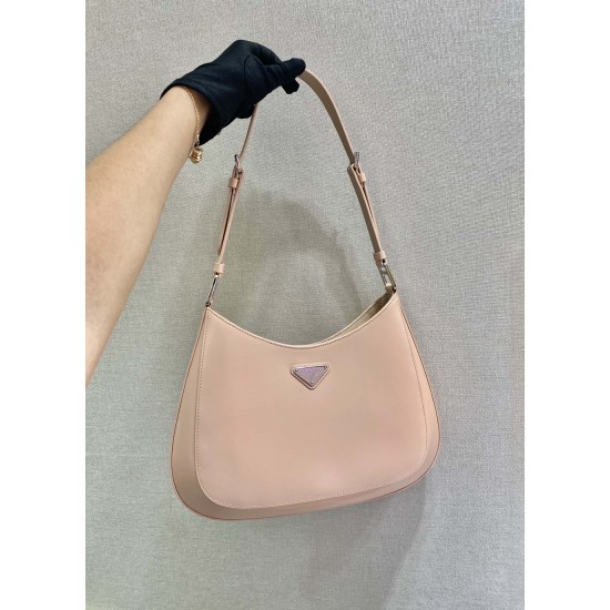 Prada Cleo brushed leather shoulder bag  Size: 30x18.5x4cm