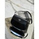 Prada Cleo brushed leather shoulder bag with flap Size:22x15.5x4cm