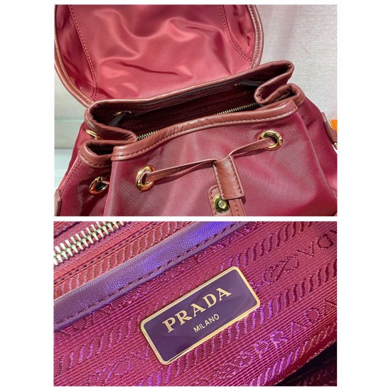 Prada Small Re-Nylon backpack  Size:24x28x12cm