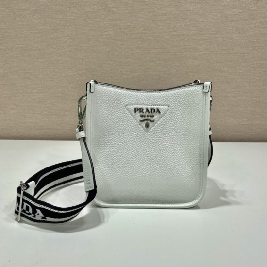 Prada Leather mini shoulder bag Size: 19x20x6CM