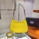 Prada Cleo brushed leather shoulder bag  Size: 30x18.5x4cm