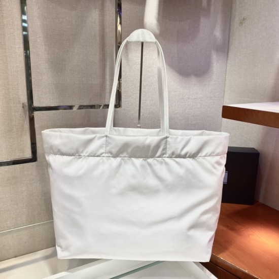 Prada Re-Nylon and Saffiano leather tote bag