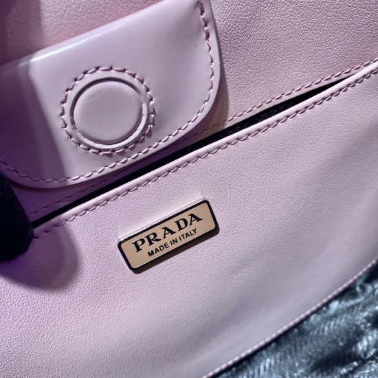 Prada Cleo brushed leather shoulder bag  Size: 30x18.5x4cm