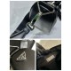 Prada Triangle leather shoulder bag  Size: 26x14x12cm