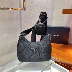 Prada Re-Nylon padded hobo bag