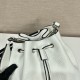 Prada Leather bucket bag  Size: 20x25x14CM