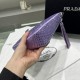 Prada Crystal Triangle pouch