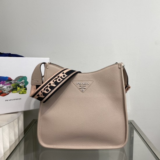 Prada Large Leather hobo bag  Size: 30x28x12CM