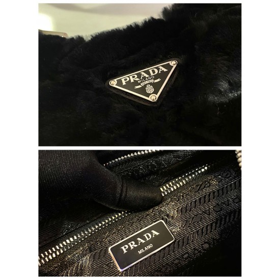 Prada padded hobo bag