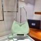 Prada Cleo brushed leather shoulder bag  Size: 30x18.5x4cm