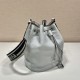 Prada Leather bucket bag  Size: 20x25x14CM