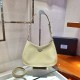 Prada Cleo brushed leather shoulder bag  Size: 30x18.5x4cm