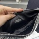 Prada Crystal Triangle pouch